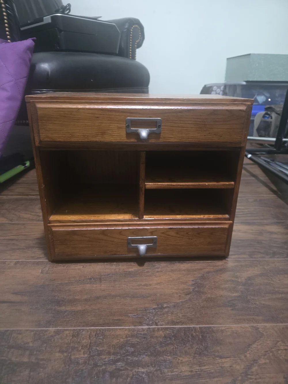 Vintage Tabletop Wooden Organizer